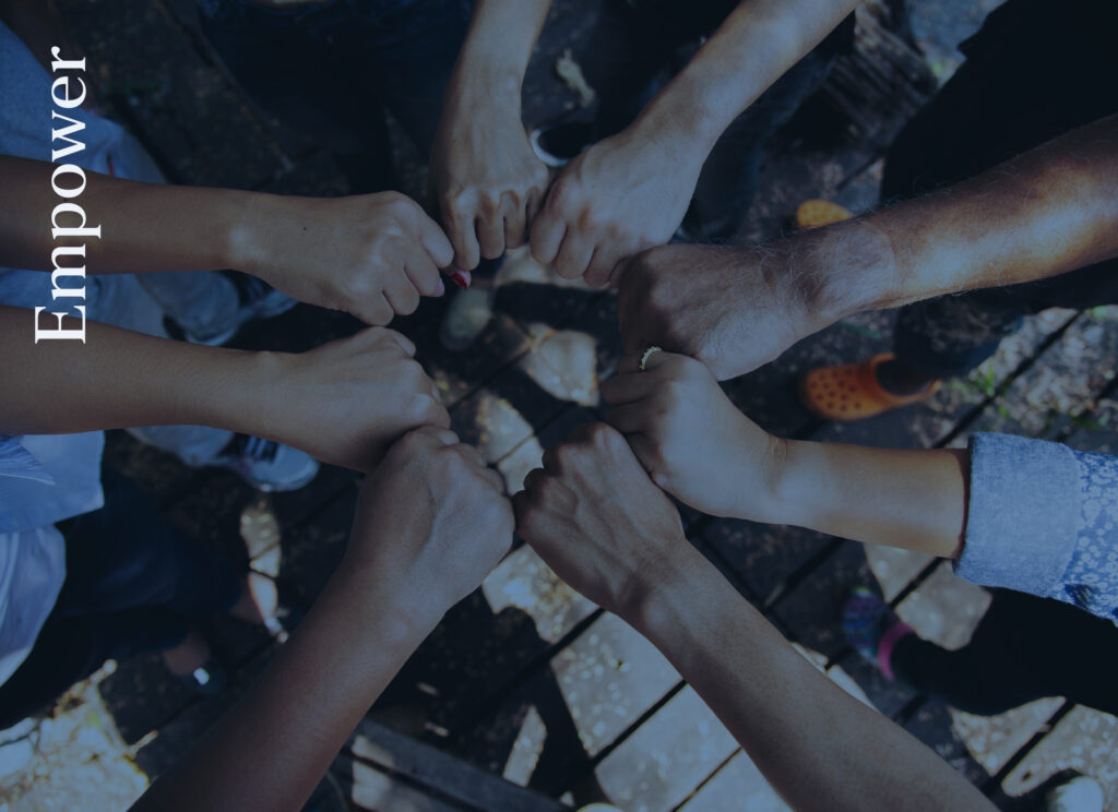 Diverse multiethnic Partners hands together teamwork group of multiracial people meeting join hands togetherness. Diversity people hands join empower partnership teams connection volunteer community